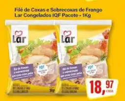 Rede Supermarket Filé de Coxas e Sobrecoxas de Frango Lar Congelados IQF Pacote oferta