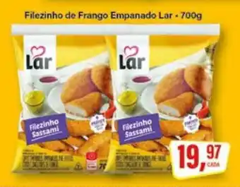 Rede Supermarket Filezinho de Frango Empanado Lar oferta