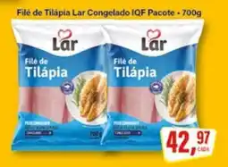 Rede Supermarket Filé de Tilápia Lar Congelado IQF Pacote oferta