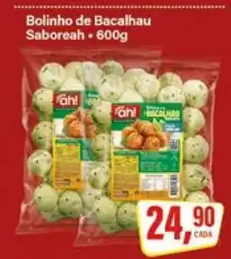 Rede Supermarket Bolinho de Bacalhau Saboreah oferta