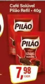 Rede Supermarket Café Solúvel Pilão Refil oferta