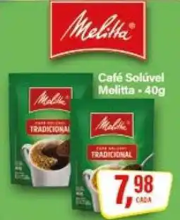 Rede Supermarket Café Solúvel Melitta oferta