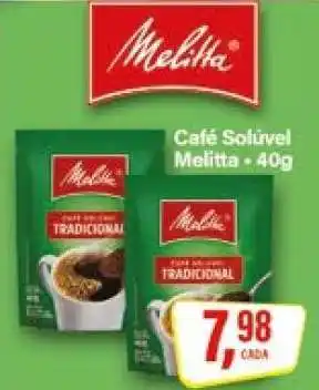 Rede Supermarket Café Solúvel Melitta oferta