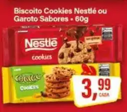 Rede Supermarket Biscoito Cookies Nestlé ou Garoto Sabores oferta