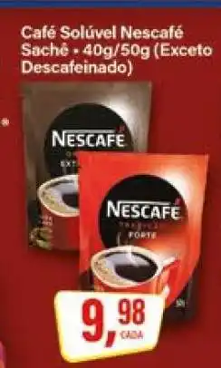 Rede Supermarket Café Solúvel Nescafé Sachê oferta
