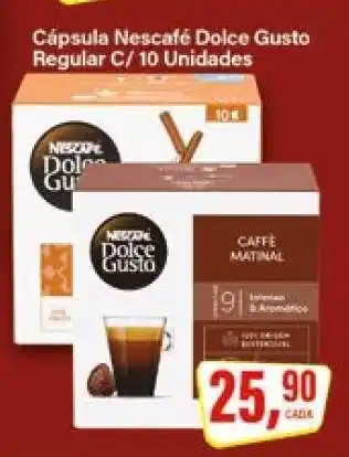 Rede Supermarket Cápsula Nescafé Dolce Gusto Regular C/ 10 Unidades oferta