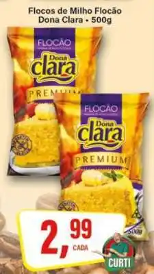 Rede Supermarket Flocos de Milho Flocão Dona Clara oferta