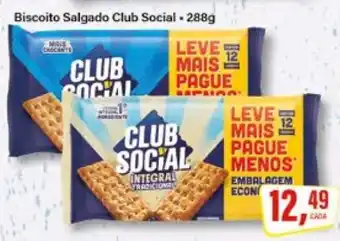 Rede Supermarket Biscoito Salgado Club Social oferta