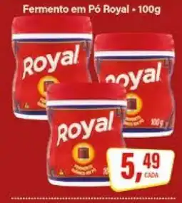 Rede Supermarket Fermento em Pó Royal - 100g oferta