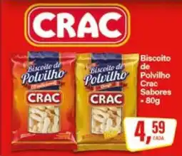 Rede Supermarket Biscoito de Polvilho Crac Sabores oferta