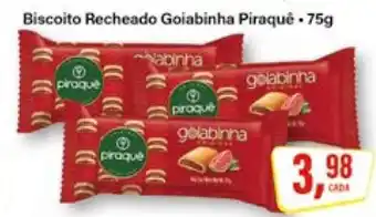 Rede Supermarket Biscoito Recheado Goiabinha Piraquê oferta