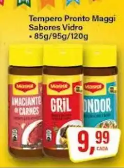 Rede Supermarket Tempero Pronto Maggi Sabores Vidro oferta