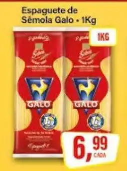Rede Supermarket Espaguete de Sêmola Galo oferta