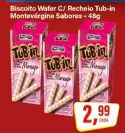Rede Supermarket Biscoito Wafer C/ Recheio Tub-in Montevérgine Sabores oferta