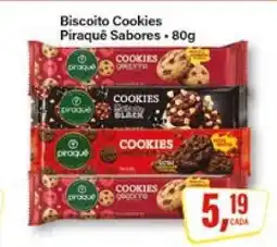 Rede Supermarket Biscoito Cookies Piraquê Sabores oferta