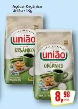 Rede Supermarket Açúcar Orgânico União - 1Kg oferta