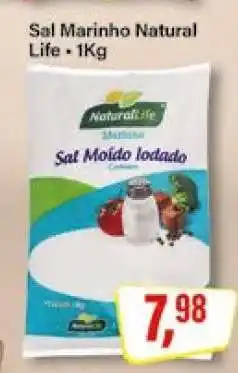 Rede Supermarket Sal Marinho Natural Life oferta