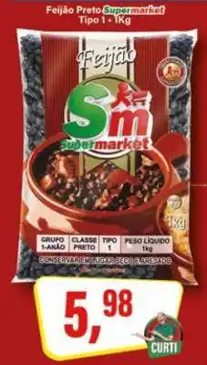 Rede Supermarket Feijão Preto Supermarket oferta