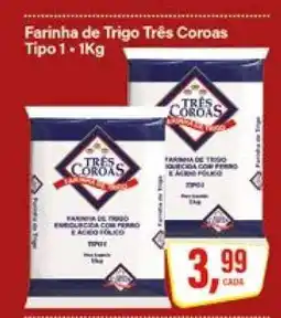 Rede Supermarket Farinha de Trigo Três Coroas Tipo 1 oferta