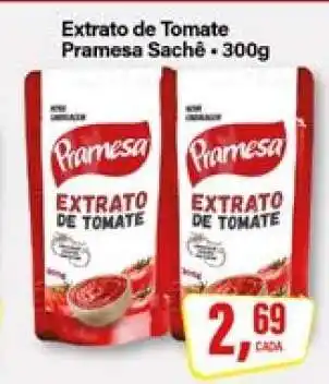 Rede Supermarket Extrato de Tomate Pramesa Sachê oferta