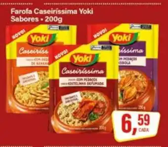 Rede Supermarket Farofa Caseiríssima Yoki Sabores oferta