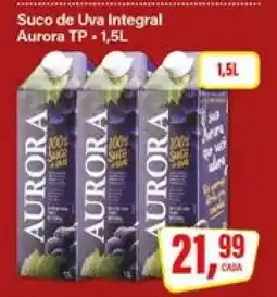 Rede Supermarket Suco de Uva Integral Aurora Tp oferta