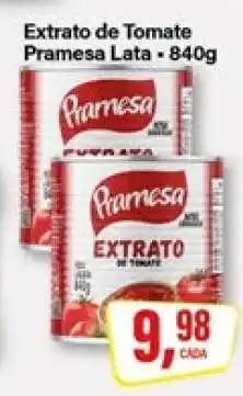 Rede Supermarket Extrato de Tomate Pramesa Lata - 840g oferta