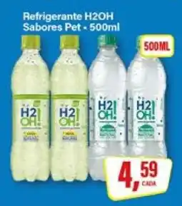 Rede Supermarket Refrigerante H2OH Sabores Pet - 500ml oferta