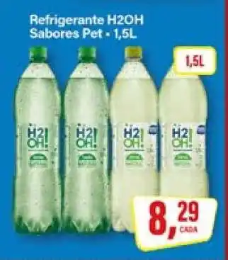 Rede Supermarket Refrigerante H2OH Sabores Pet oferta