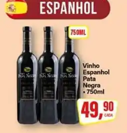 Rede Supermarket Vinho Espanhol Pata Negra oferta