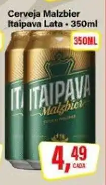 Rede Supermarket Cerveja Malzbier Itaipava Lata - 350ml oferta