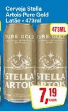 Rede Supermarket Cerveja Stella Artois Pure Gold oferta