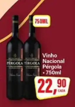 Rede Supermarket Vinho Nacional Pérgola oferta