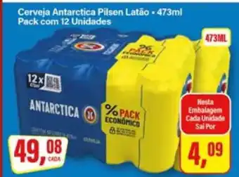 Rede Supermarket Cerveja Antarctica Pilsen Latão oferta