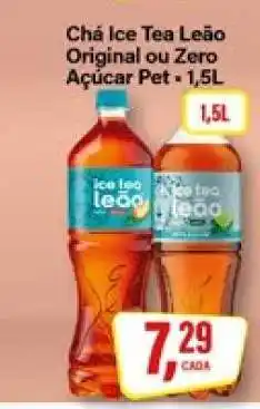 Rede Supermarket Chá Ice Tea Leão Original ou Zero Açúcar Pet oferta