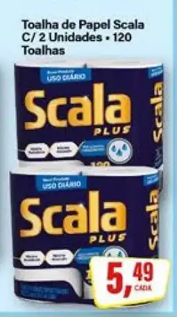 Rede Supermarket Toalha de Papel Scala oferta