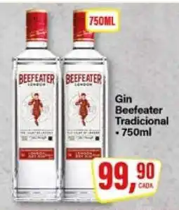 Rede Supermarket Gin Beefeater Tradicional oferta