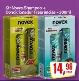 Rede Supermarket Kit Novex Shampoo + Condicionador Fragrâncias oferta