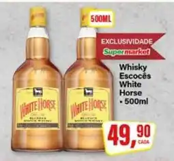 Rede Supermarket Whisky Escocês White Horse - 500ml oferta