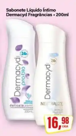 Rede Supermarket Sabonete Líquido Íntimo Dermacyd Fragrâncias oferta