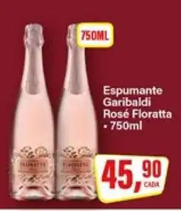 Rede Supermarket Espumante Garibaldi Rosé Floratta oferta