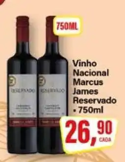 Rede Supermarket Vinho Nacional Marcus James Reservado oferta