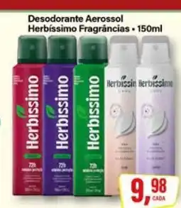 Rede Supermarket Desodorante Aerossol Herbíssimo Fragrâncias oferta