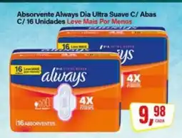 Rede Supermarket Absorvente Always Dia Ultra Suave C/ Abas oferta