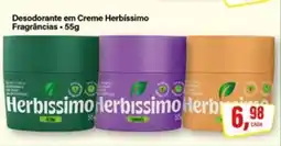 Rede Supermarket Desodorante em Creme Herbissimo oferta