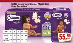Rede Supermarket Fralda Descartável Cremer Magic Care oferta