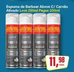 Rede Supermarket Espuma de Barbear Above C/ Carvão Ativado oferta