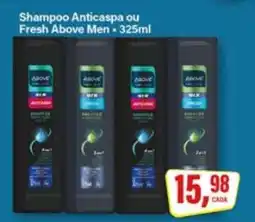 Rede Supermarket Shampoo Anticaspa ou Fresh Above Men oferta