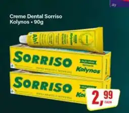 Rede Supermarket Creme Dental Sorriso Kolynos - 90g oferta