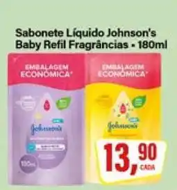 Rede Supermarket Sabonete Líquido Johnson's Baby Refil Fragrâncias oferta